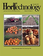 Cover of the magazine HortTechnology